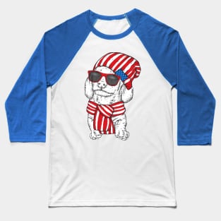 dog hat scarf USA Baseball T-Shirt